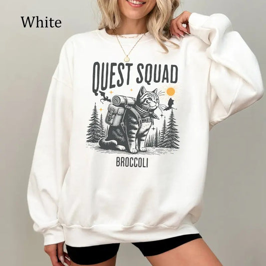 Onyx Storm Sweatshirt, Quest Squad Broccoli Tee, Fourth Edition Graphic Shirt, Unisex Casual Wear