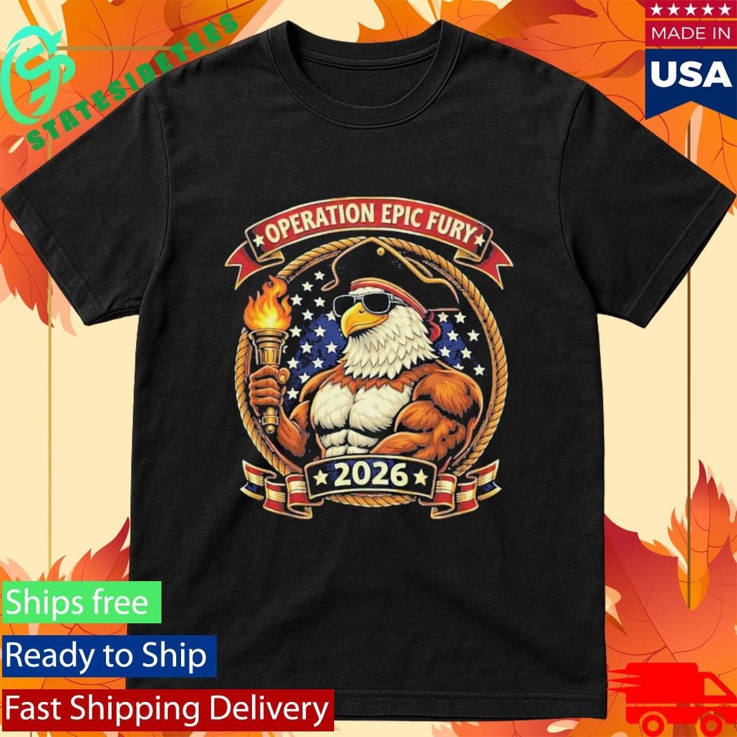Operation Epic Fury Patriotic Eagle Muscle Shirt