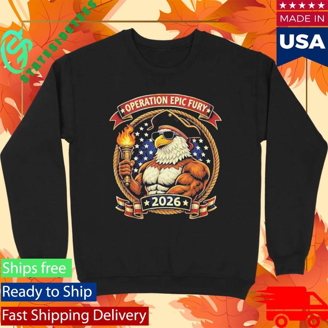 Operation Epic Fury Patriotic Eagle Muscle Shirt