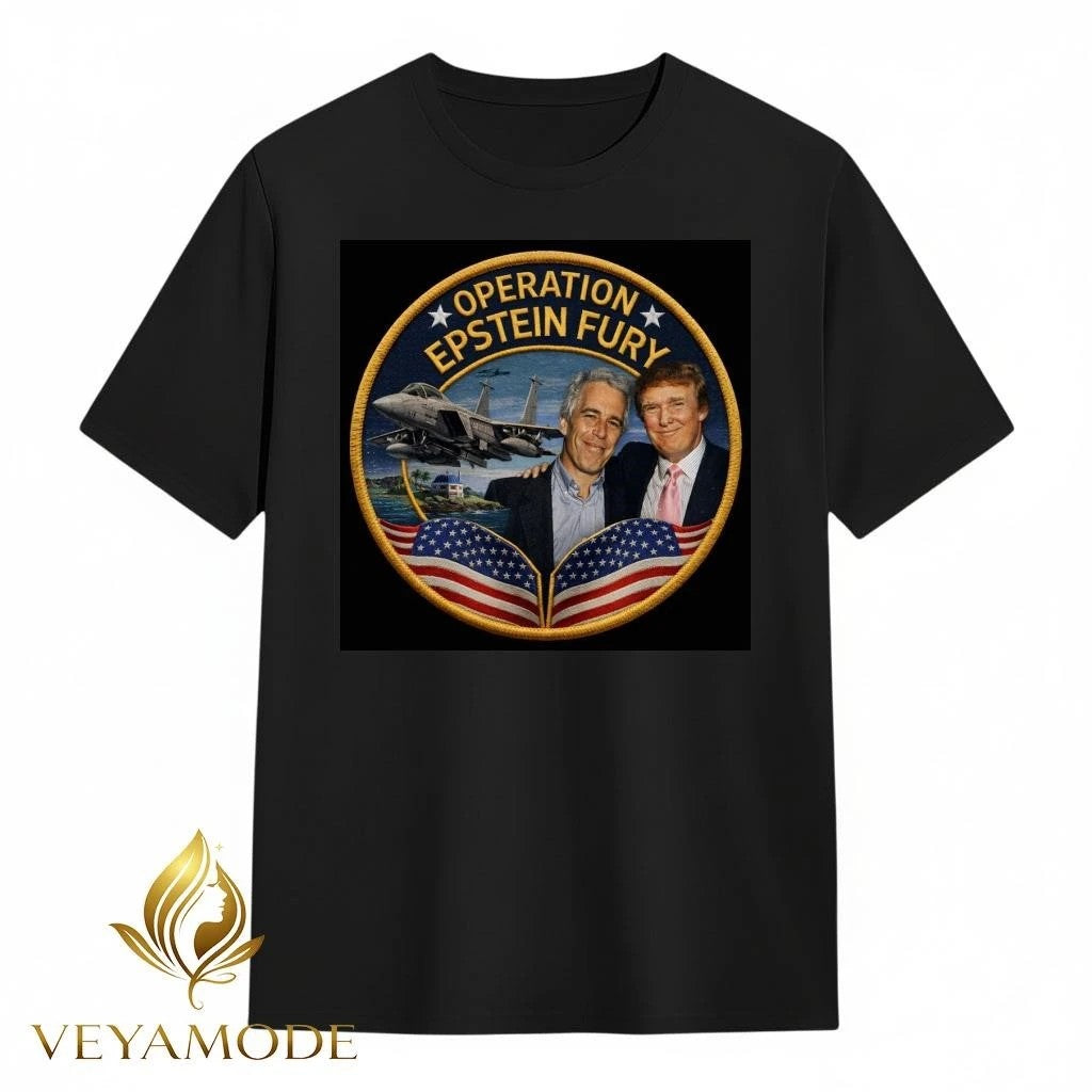 Operation Epstein Fury Trump circle tee