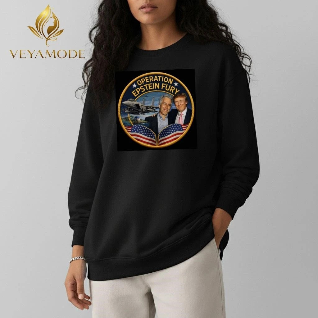 Operation Epstein Fury Trump circle tee