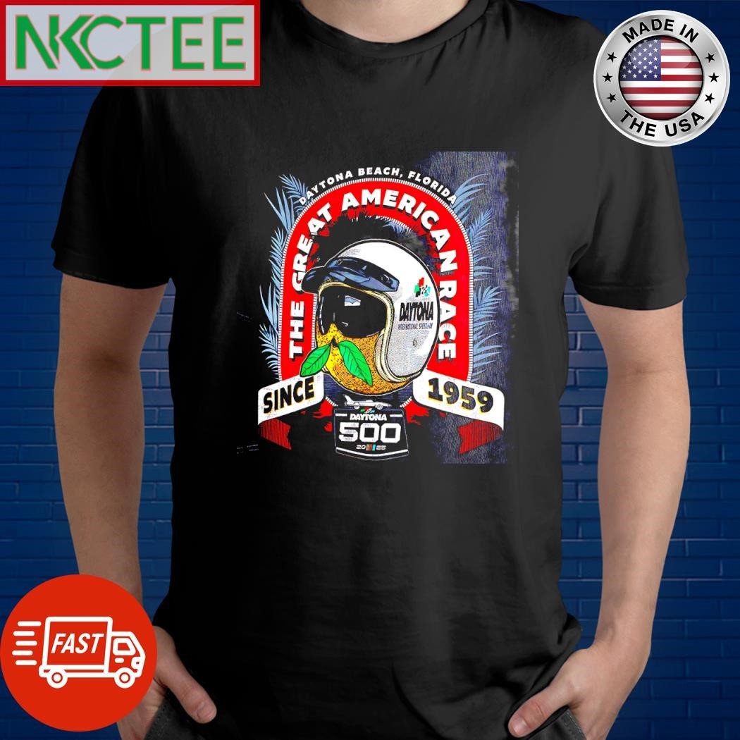 Original Daytona Beach Florida The Great American Race Since 1959 Dayotna 500 2025 shirt