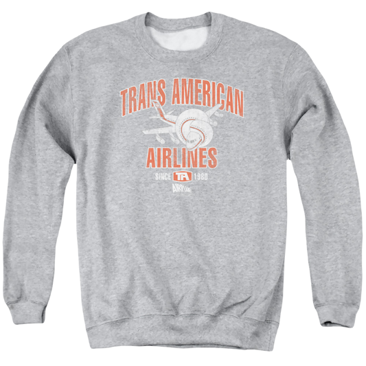 Airplane Trans American - Men's Crewneck Sweatshirt