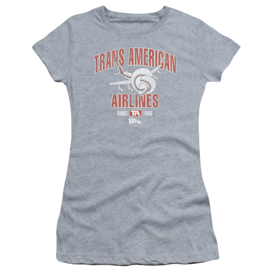 Airplane Trans American - Juniors T-Shirt