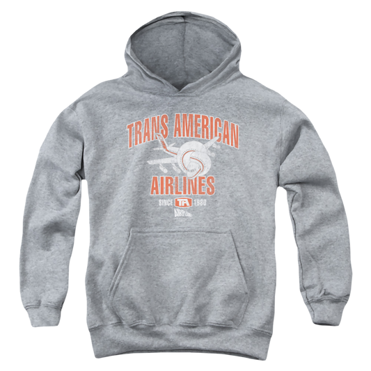 Airplane Trans American - Youth Hoodie (Ages 8-12)