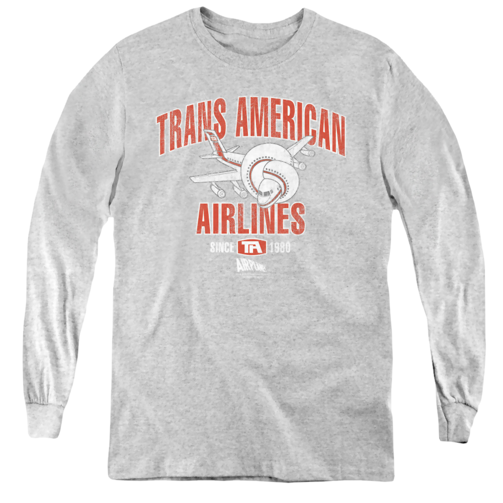 Airplane Trans American - Youth Long Sleeve T-Shirt