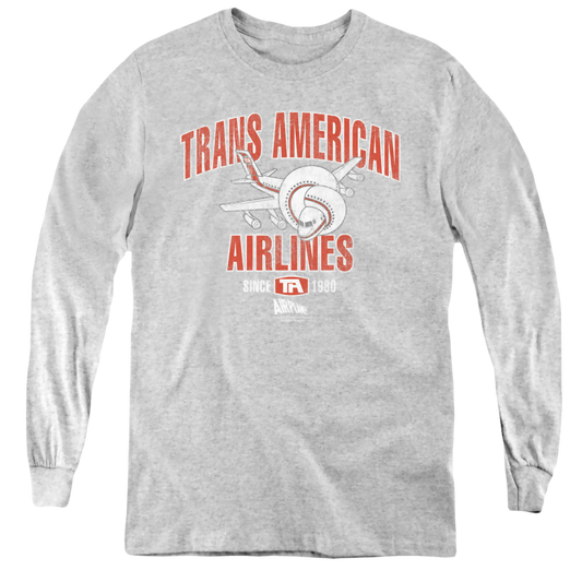 Airplane Trans American - Youth Long Sleeve T-Shirt