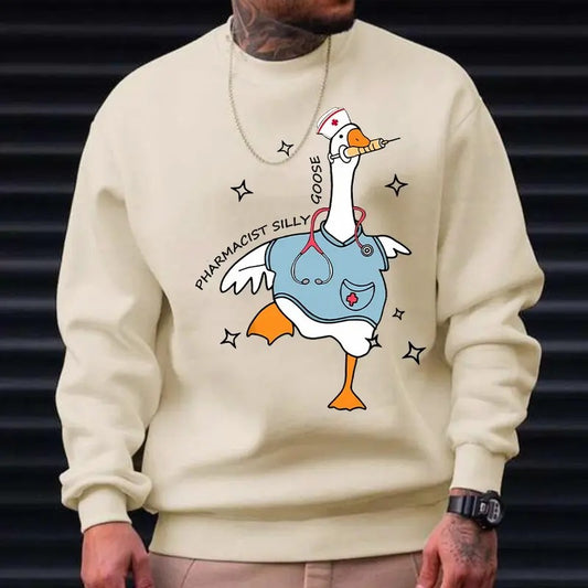 Pharmacist Silly Goose Sweatshirt, Nursing Student Shirt, Nurse Gift, Nurse Appreciation Shirt, Funny Goose Sweatshirt, Silly Goose Fans, Shirt For Gift