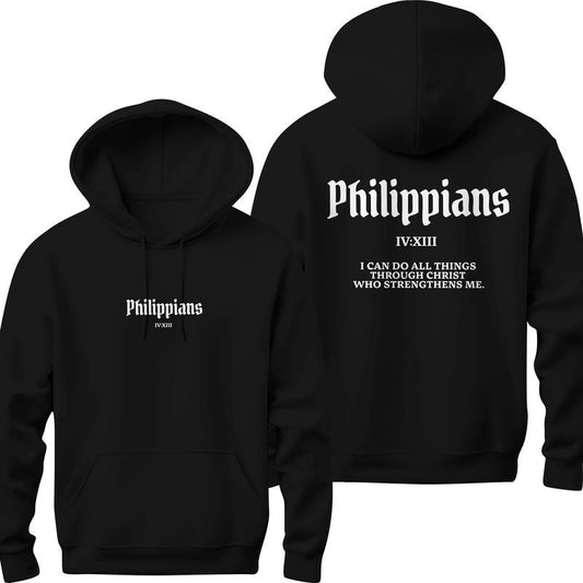 Philippians 4 Christian Hoodie Bible Verse Hoodie Christian Merch Men's Christian Streetwear Jesus Hoodie Christian Sweatshirt Jesus Apparel  T-shirt, sweater and Hoodie