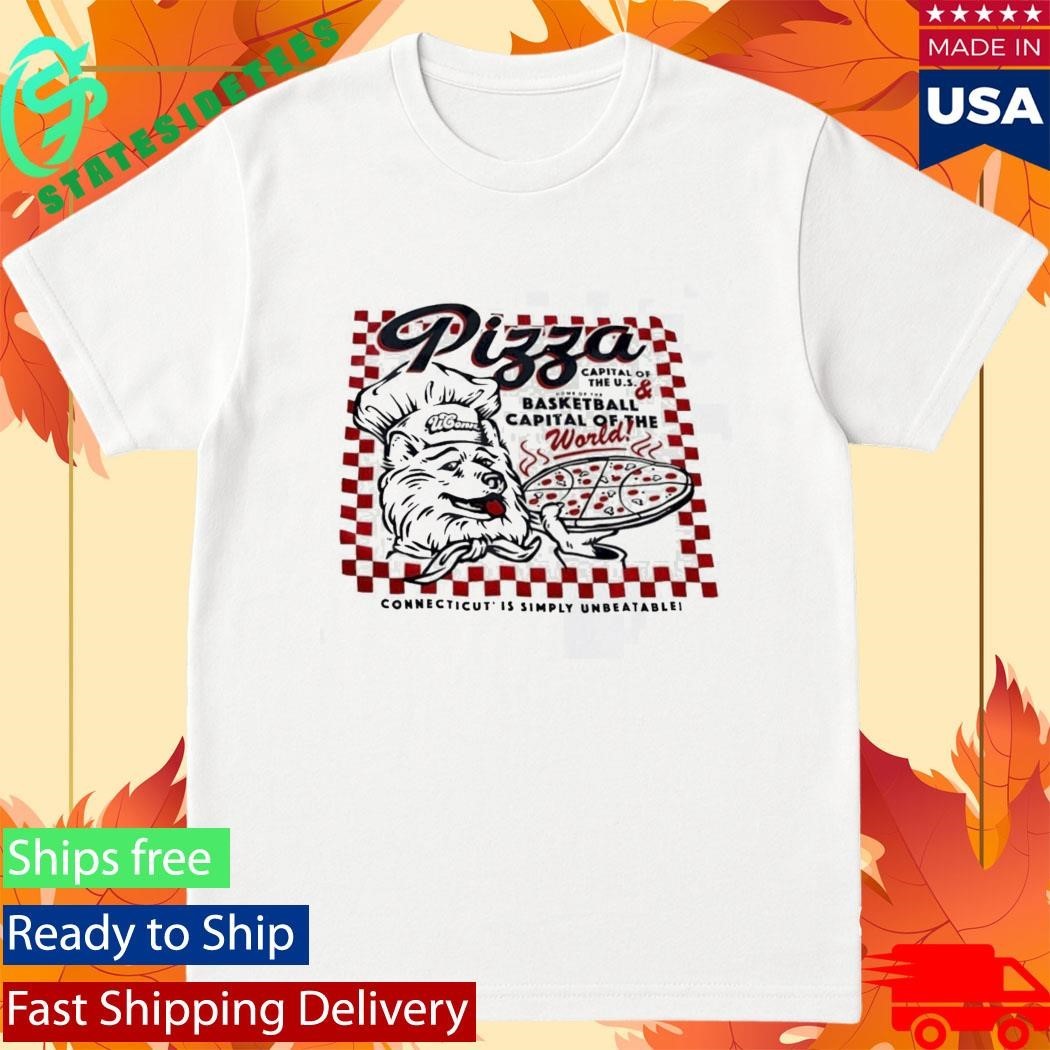 Pizza Capital Of The U.s. And Home Of The Basketball Capital Of The World Shirt
