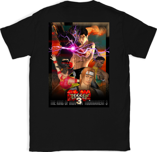 TEKKEN - 'Tekken 3 Retro Poster' T-Shirt - Black