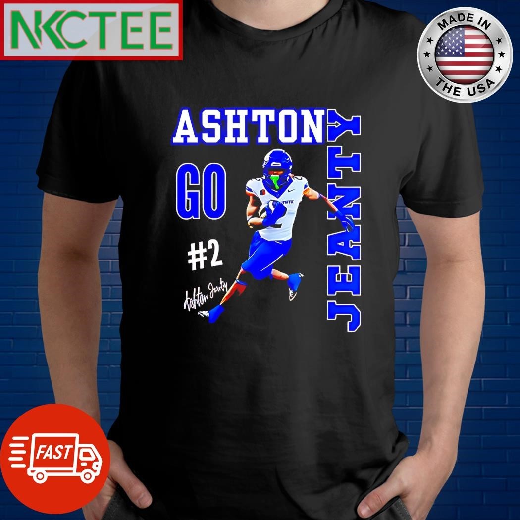 Premium Ashton Jeanty go #2 Boise State Broncos run signature shirt