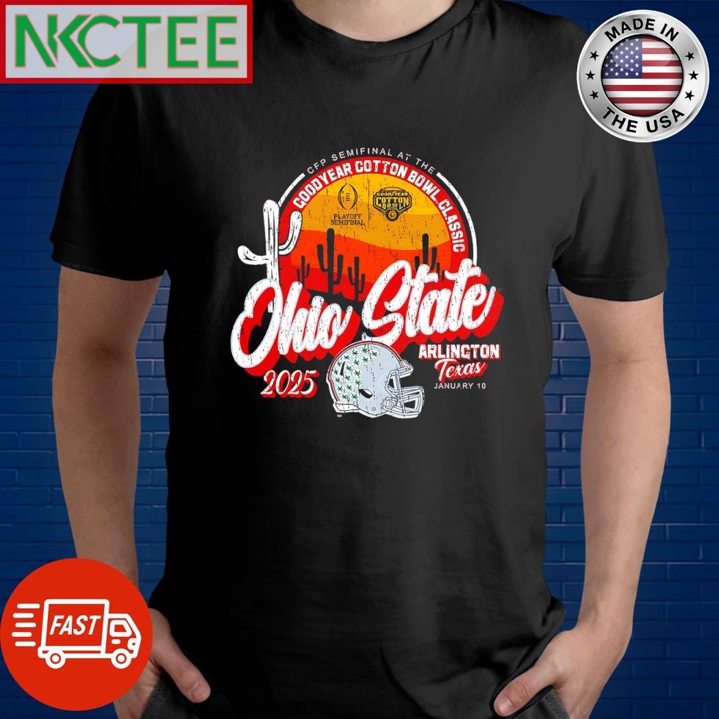 Premium Cfp Semifinal At The Goodyear Cotton Bowl Classic Ohio State January 10, 2025 Arlington Texas helmet shirt