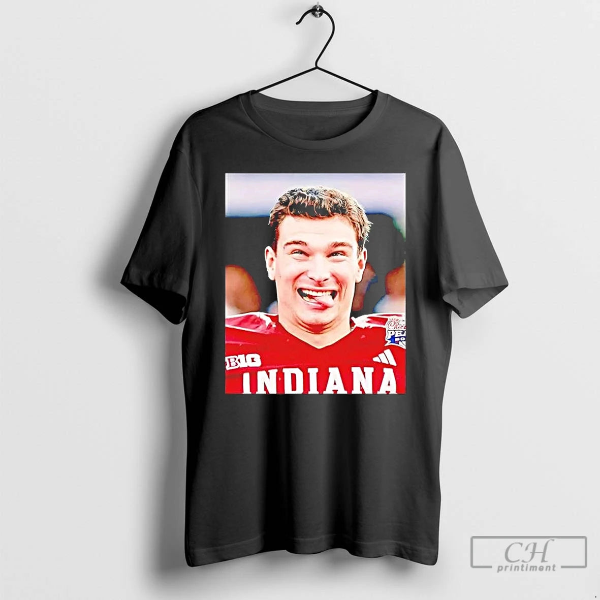 Premium Fernando Mendoza Smile Celebration Meme Indiana Football T-Shirts, Hoodie, Sweatshirt | VibeTeeNation.com