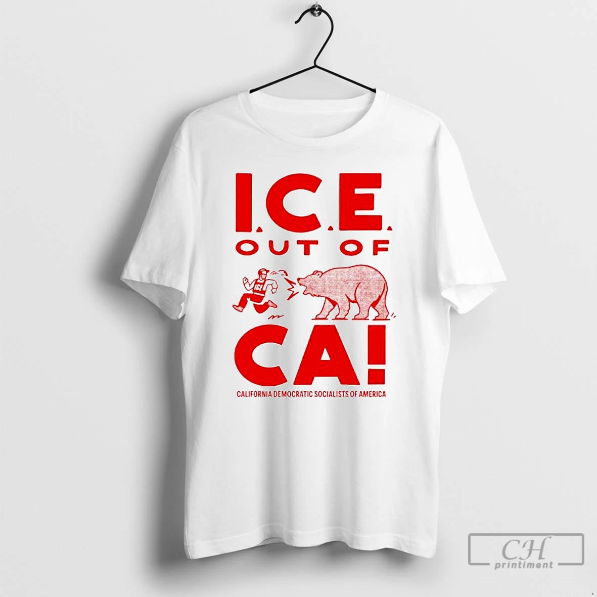 Premium Ice Out Of Ca California Democratic Socialists Of America Ornaments T-Shirts, Hoodie, Sweatshirt | VibeTeeNation.com