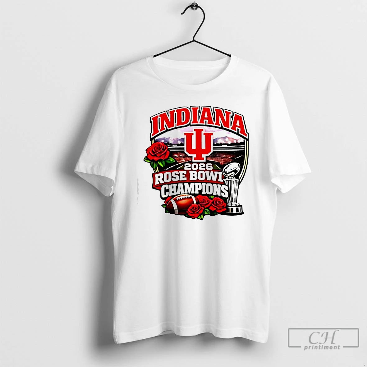 Premium Indiana 2026 Rose Bowl Champions Cup Graphic T-Shirts, Hoodie, Sweatshirt | VibeTeeNation.com