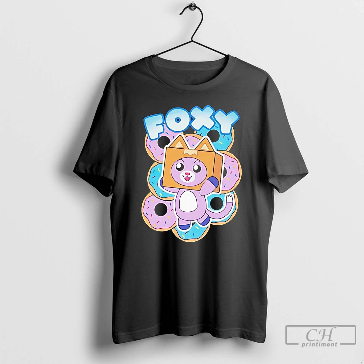Premium Lankybox Foxy Donuts Cartoon T-Shirts, Hoodie, Sweatshirt | VibeTeeNation.com
