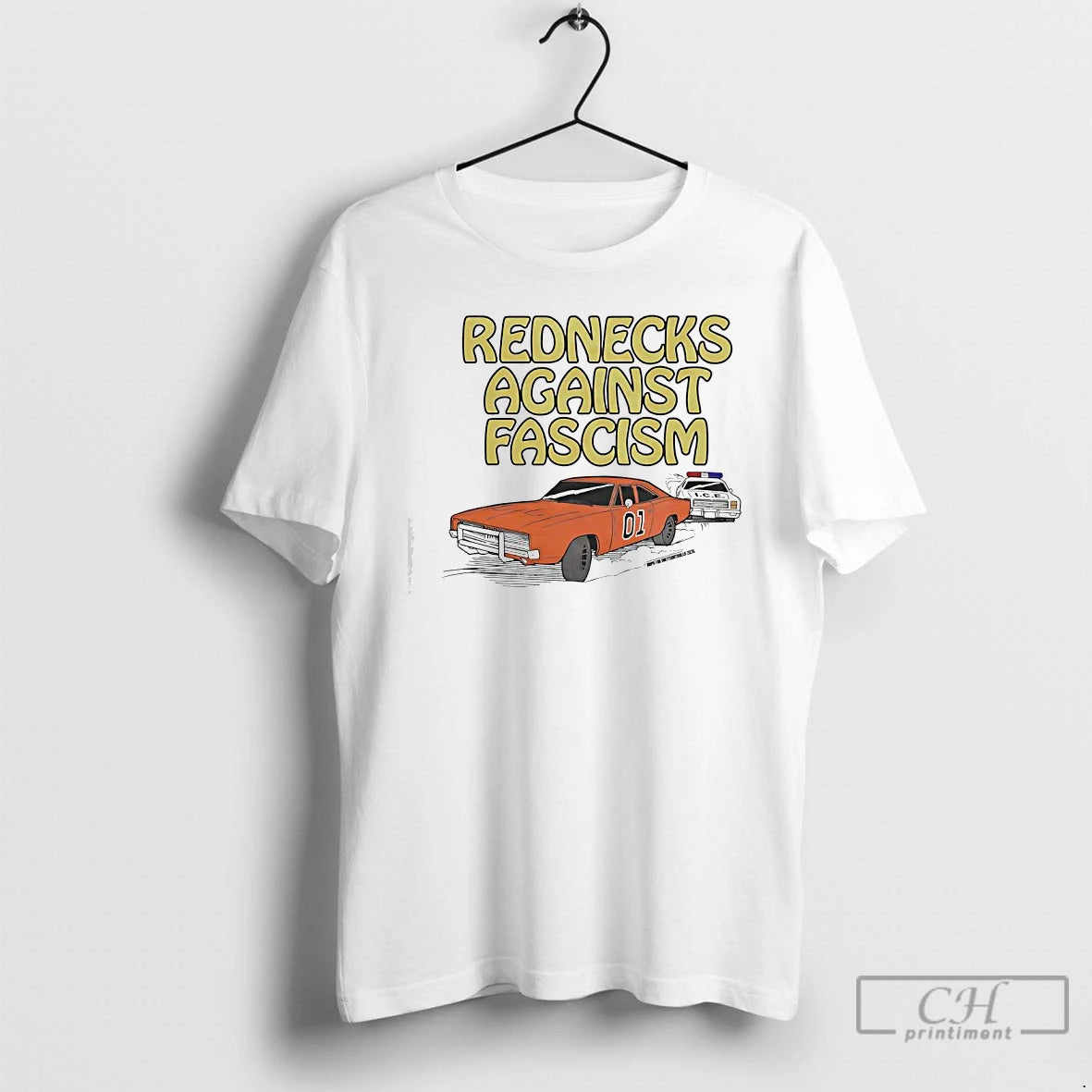 Premium Rednecks Against Fascism The Dukes Of Hazzard Car T-Shirts, Hoodie, Sweatshirt | VibeTeeNation.com