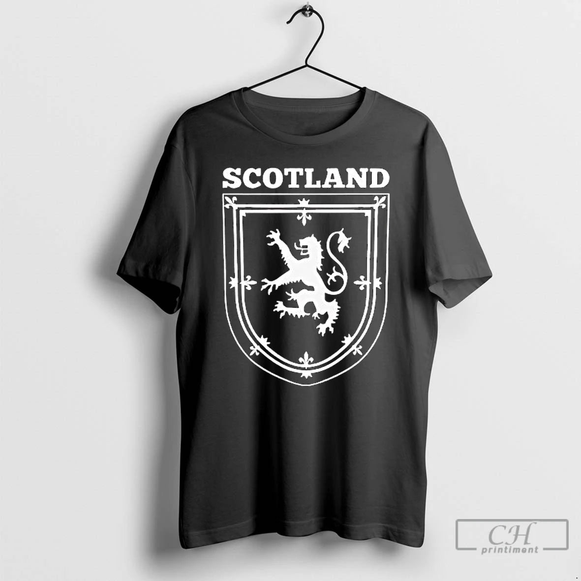 Premium Scotland Crest Shield Scottish Pride Logo T-Shirts, Hoodie, Sweatshirt | VibeTeeNation.com