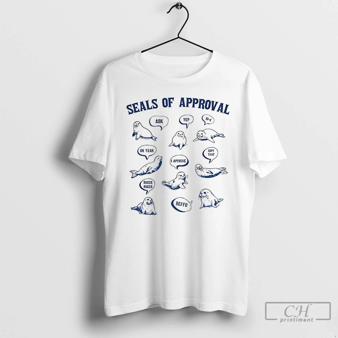 Premium Seals Of Approval Meme Aok Yep Oh Yeah I Approve Copy That Roger Deffo T-Shirts, Hoodie, Sweatshirt