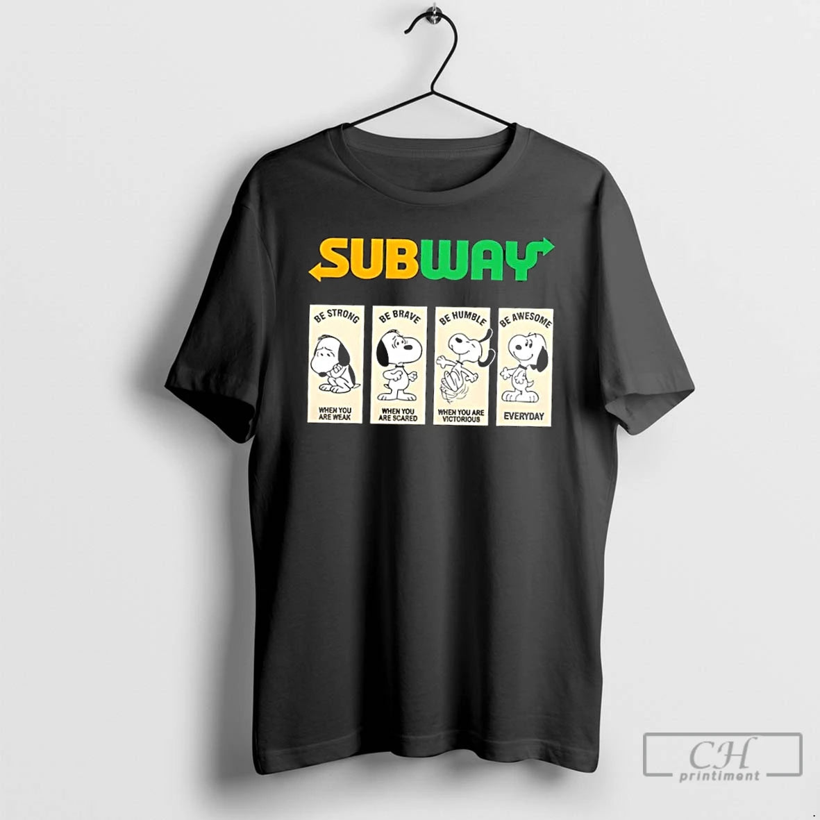 Premium Subway X Snoopys Emotional States T-Shirts, Hoodie, Sweatshirt | VibeTeeNation.com