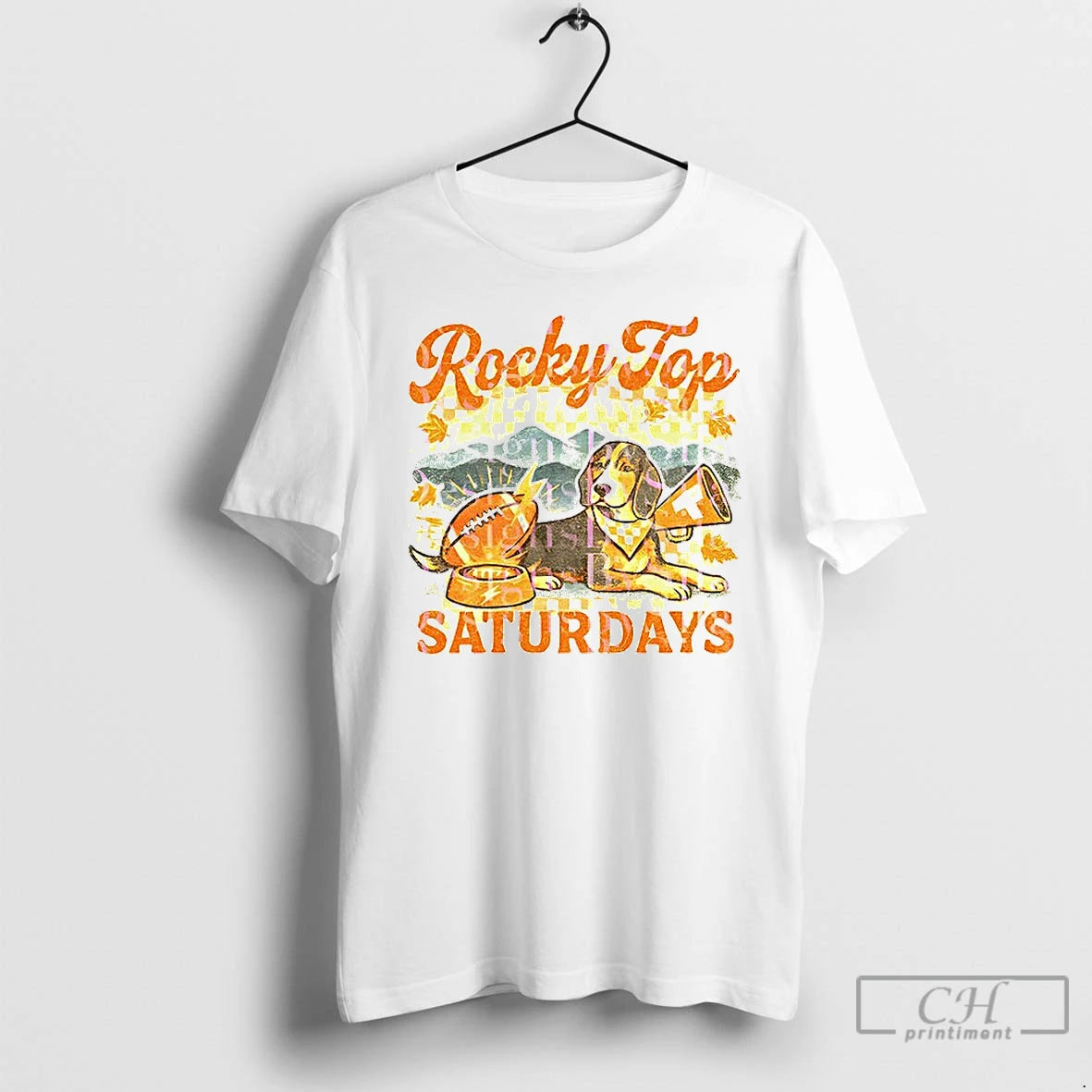 Premium Tennessee Volunteers Coonhound Dog Rocky Top Saturdays T-Shirts, Hoodie, Sweatshirt | VibeTeeNation.com