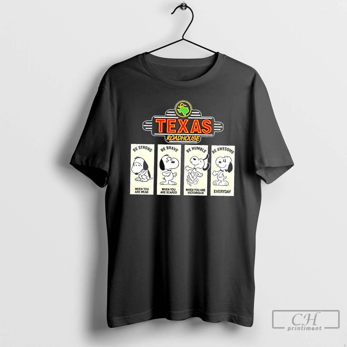 Premium Texas Roadhouse X Snoopys Emotional States T-Shirts, Hoodie, Sweatshirt | VibeTeeNation.com