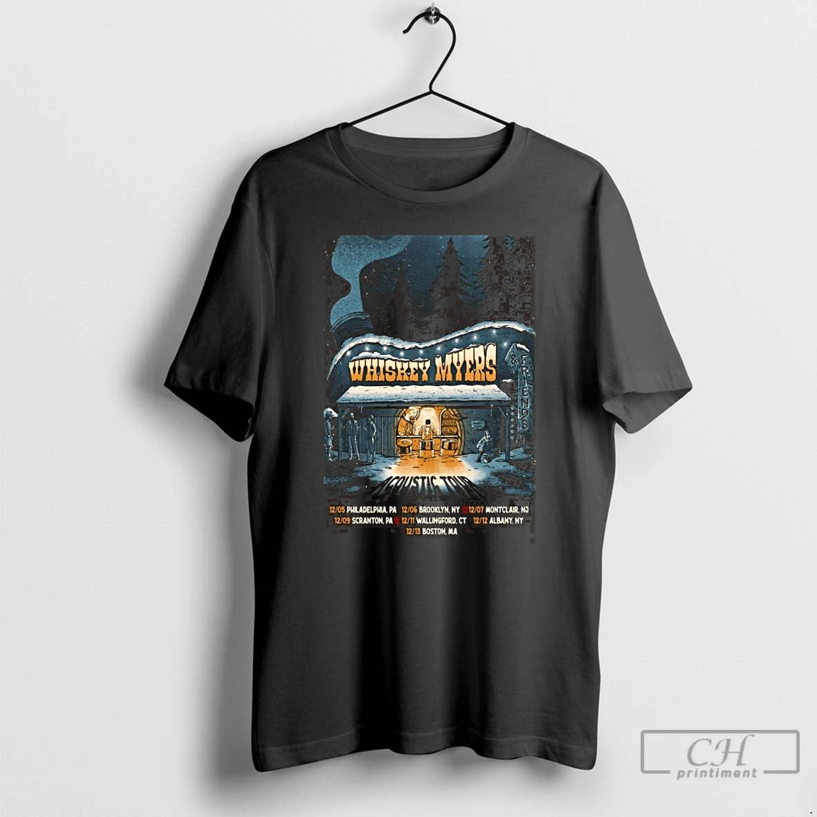 Premium Whiskey Myers And Friends Acoustic Tour 2025 T-Shirts, Hoodie, Sweatshirt | VibeTeeNation.com