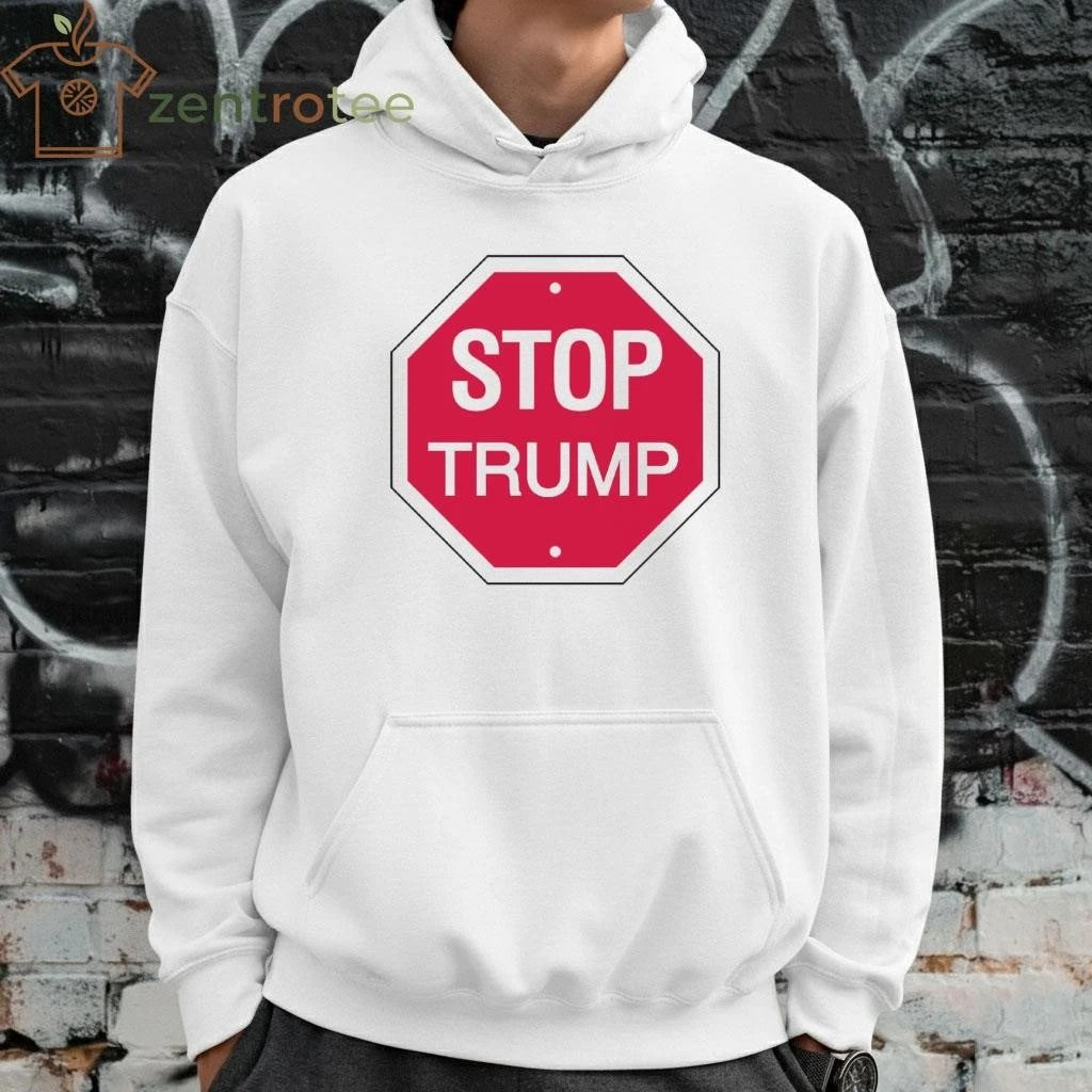 Prohibition sign Stop Trump tee