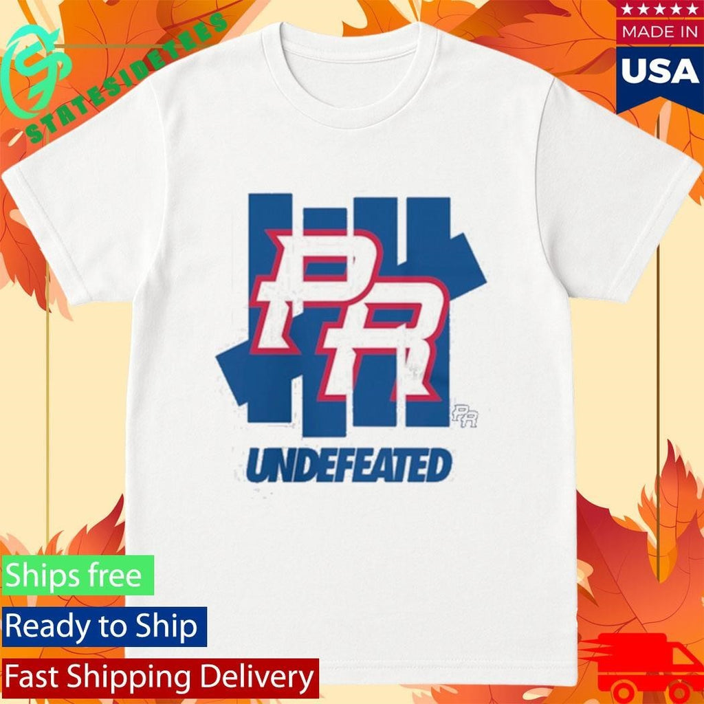 Puerto Rico Baseball Team 2026 World Baseball Complex Undefeated Shirt