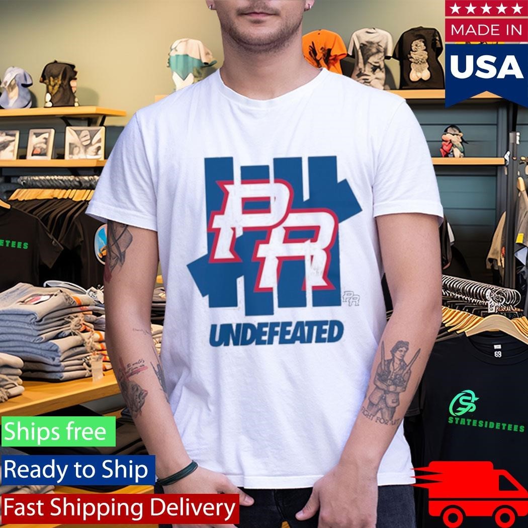 Puerto Rico Baseball Team 2026 World Baseball Complex Undefeated Shirt