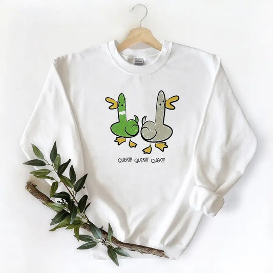 Quek quek quek Mallard Duck funny Unisex Tshirt Sweatshirt Hoodie, for duck hunters, husbands and Mallard duck lovers