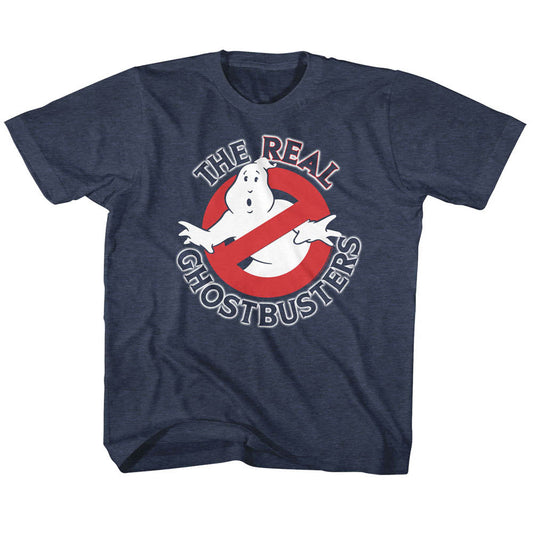Real Ghostbusters Toddler S/S T-Shirt - Realgb - Heather Vintage Navy