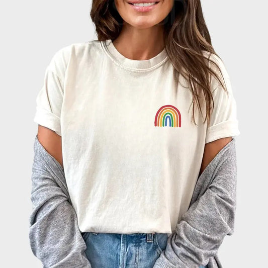 Rainbow Shirt, LGBTQ Shirt, Pride Festival Graphic Printed Tee, Pride Unhinged Shirt, Transgender T-shirt, Human Rights Tee, Comfy Fabric Graphic Tee, Pride Month Tee, Cotton Fabric Relaxed Fit Chic Style