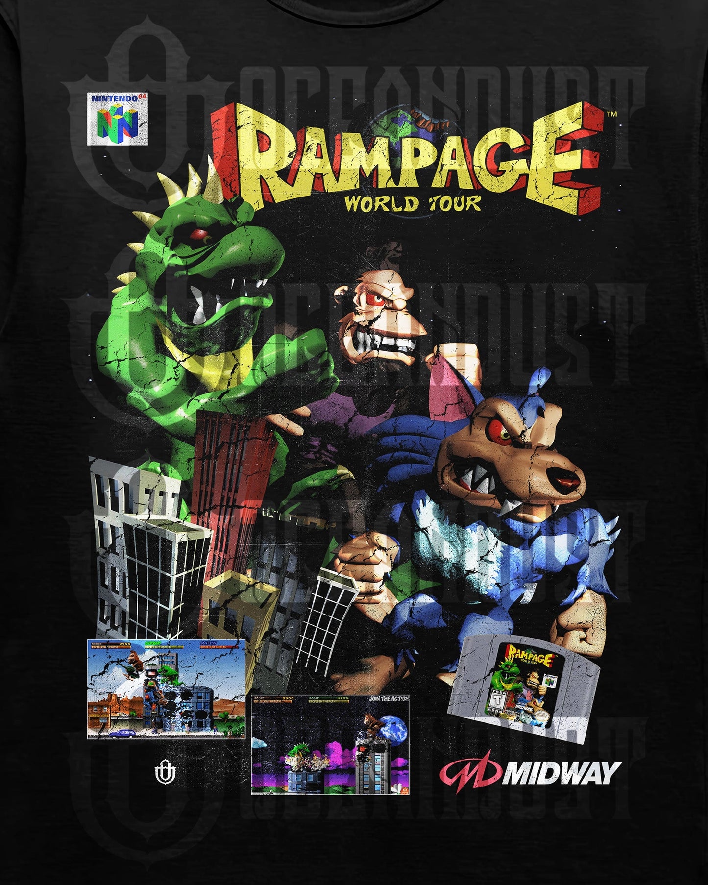 Video Games 'Rampage World Tour' T-Shirt