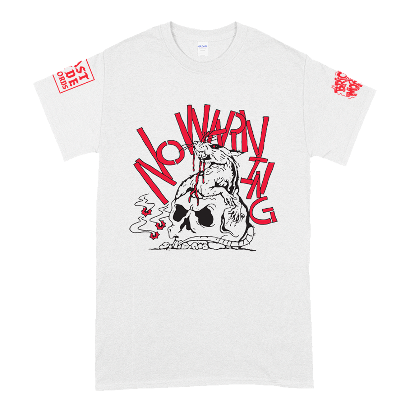 "Rat Skull" T-Shirt (White)