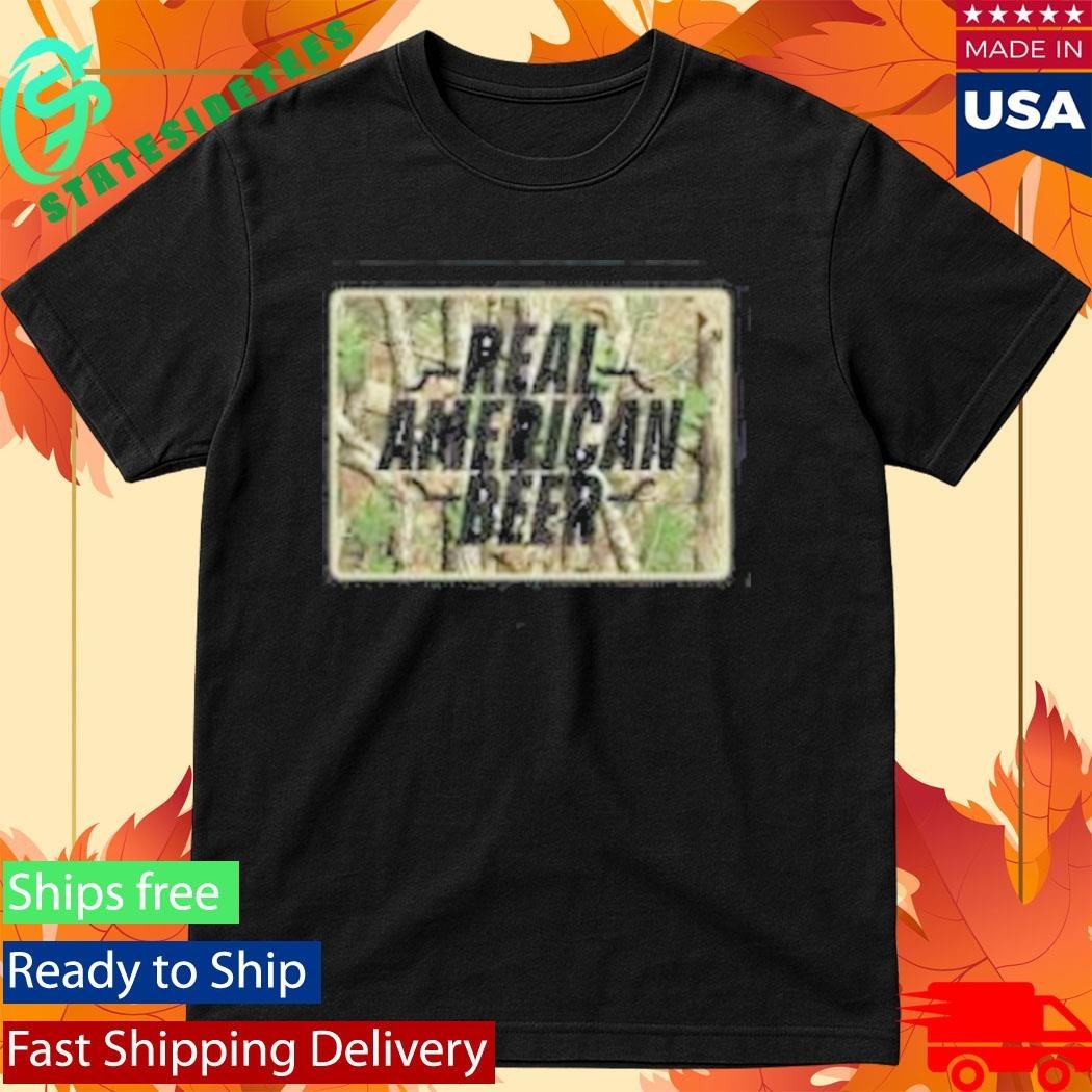 Real American Beer Rab Camo T-Shirt
