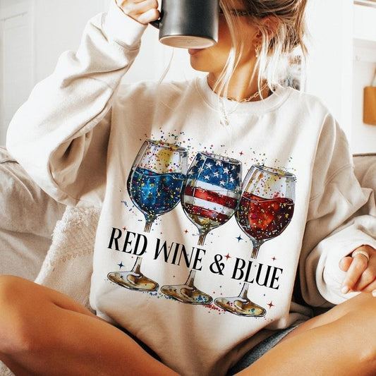 Red wine & blue Shirt, 4th Of July wine Shirt, 4th of july Shirt, America Shirt, Independence Day Shirt, Funny 4th of july Shirt, Designs Hoodie, T-shirt and sweater
