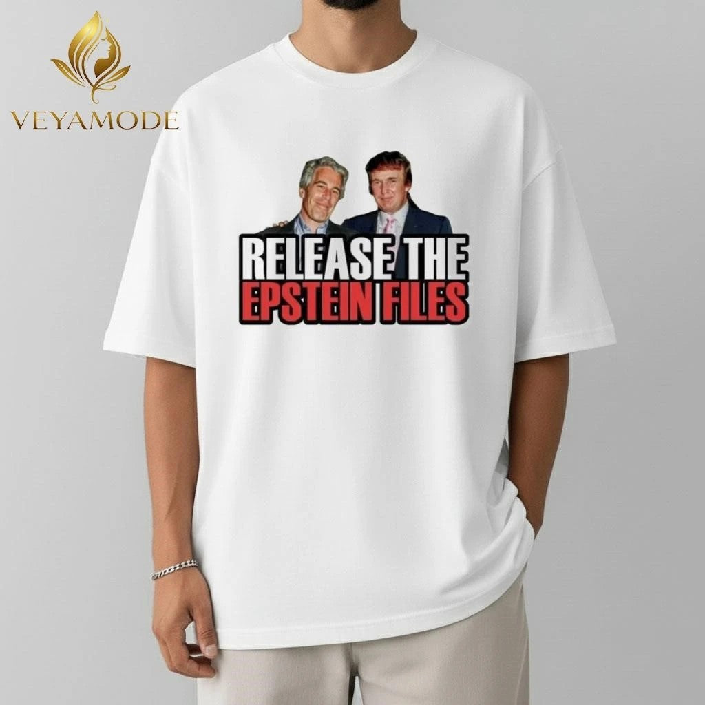 Release The Epstein Files Trump photo tee
