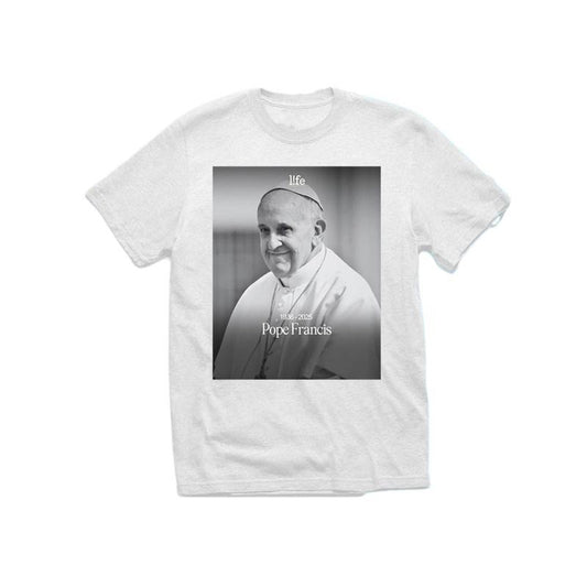 Rest In Peace Pope Francis Shirt - Unisex Cotton Tee - Viva Il Papa T-Shirt Menswear - RIP Pope Francis