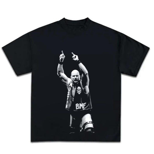Retro 90s St0ne C0ld Steve T-shirt, Unisex T-Shirt, Wrestling Legend Tee, Unisex Tee, Champion Tee