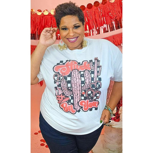 Retro Stuck on You Graphic T-Shirt