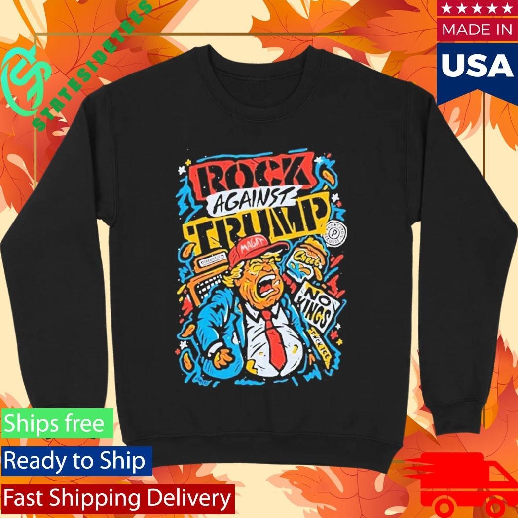 Rock Against Trump No Kings Fuck ICE 2026 T-Shirt