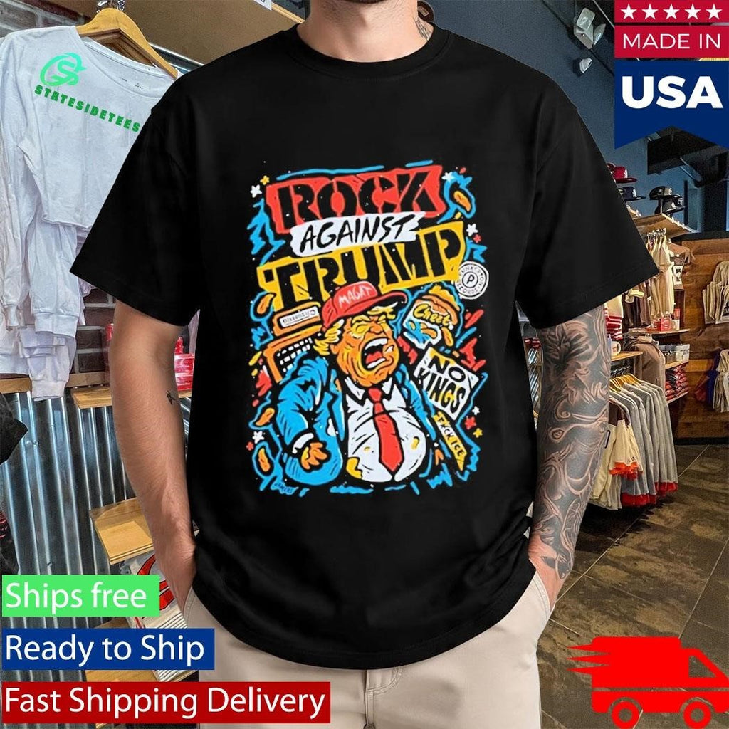Rock Against Trump No Kings Fuck ICE 2026 T-Shirt
