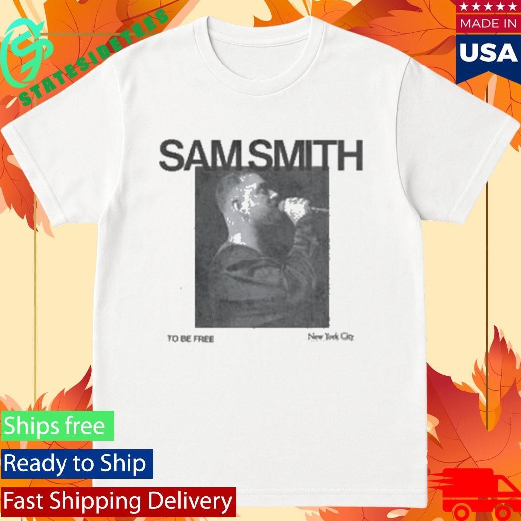 Sam Smith To Be Free Nyc Tour Dateback T-Shirt