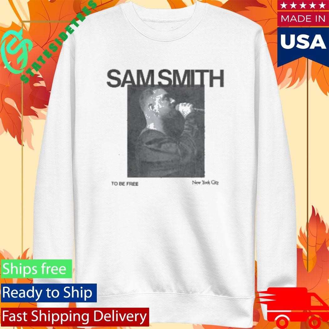 Sam Smith To Be Free Nyc Tour Dateback T-Shirt