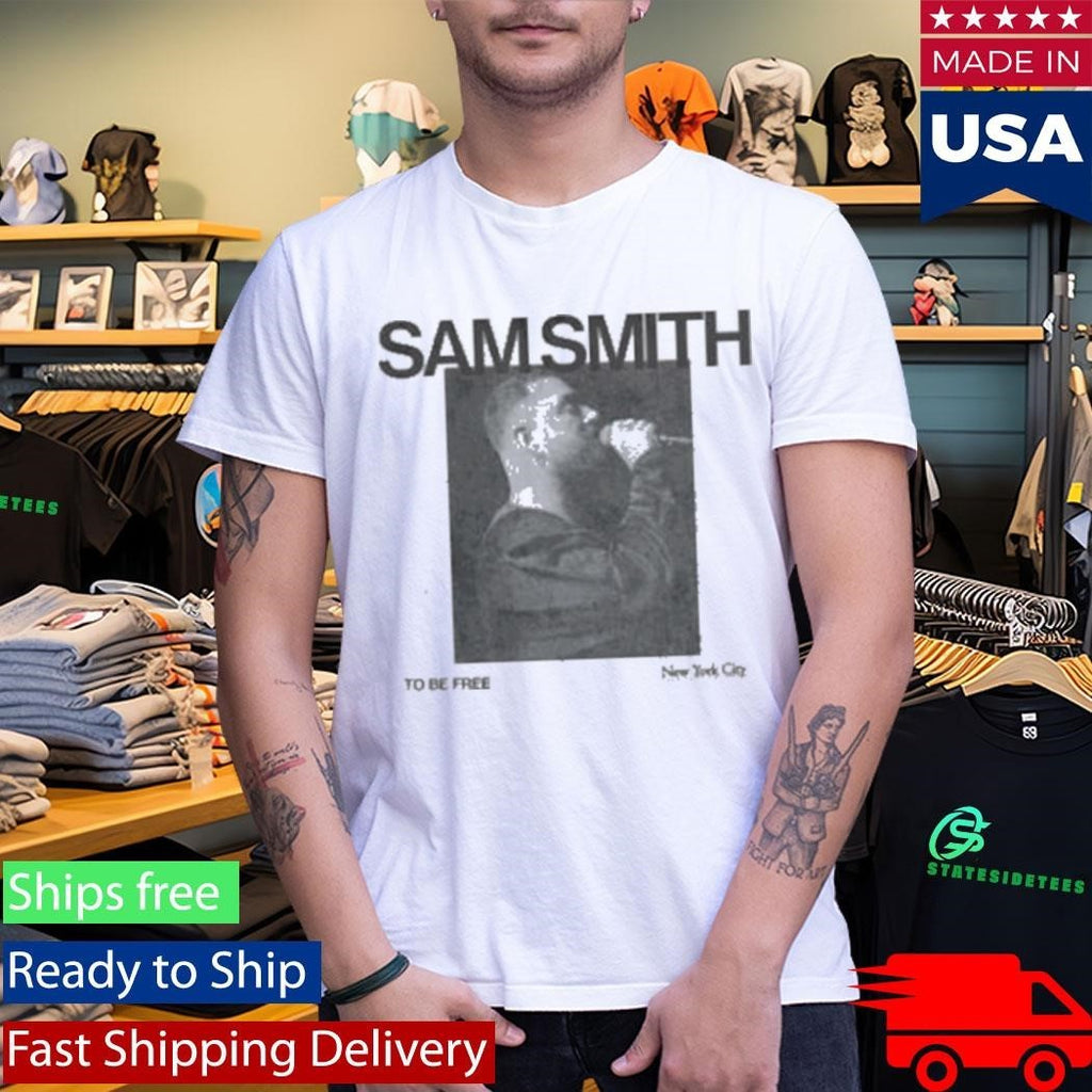 Sam Smith To Be Free Nyc Tour Dateback T-Shirt