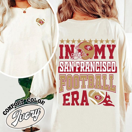 San Francisco Football Comfort Color Shirt, San Francisco Football Shirt, San Francisco Football 49ers Shirt, Sf Football Shirt, Football Shirt