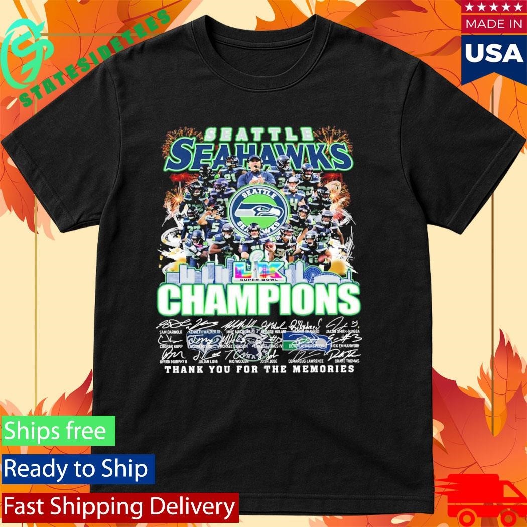 Seattle Seahawks Super Bowl LX Champions Thank You For The Memories Shirt