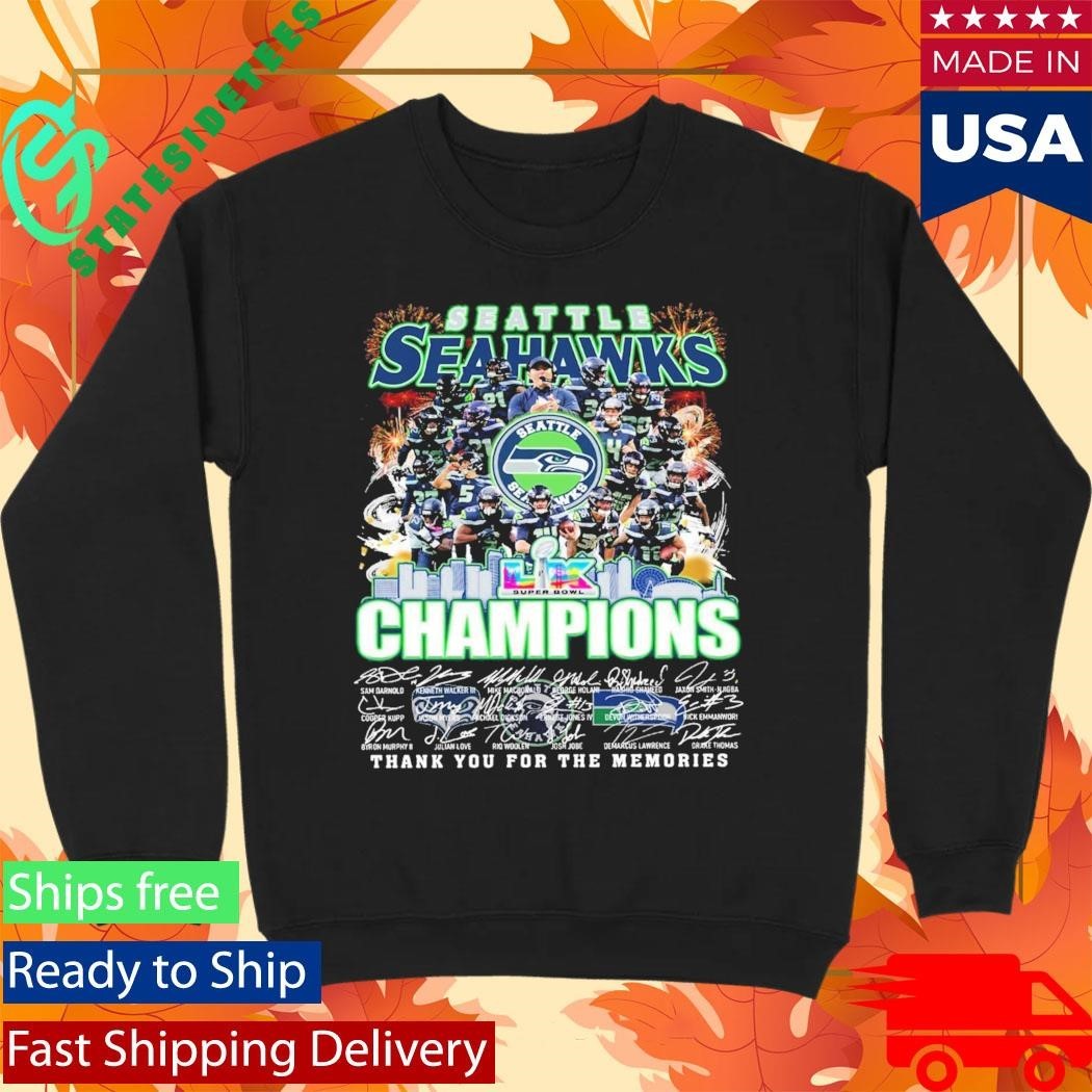 Seattle Seahawks Super Bowl LX Champions Thank You For The Memories Shirt